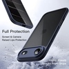 image:imageJETech Case for iPhone 17 Pro Max Orange  Solid Color Matte TPU Frame Scratch Resistant Clear Back Phone CoverStorm Blue