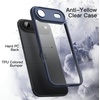 image:imageJETech Case for iPhone 17 Pro Max Orange  Solid Color Matte TPU Frame Scratch Resistant Clear Back Phone CoverStorm Blue