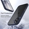 image:imageJETech Case for iPhone 17 Pro Max Orange  Solid Color Matte TPU Frame Scratch Resistant Clear Back Phone CoverStorm Blue
