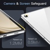 image:imageJETech Clear Case for Samsung Galaxy Tab A9 Plus 11 AntiYellowing Clear  Shockproof Protection Hard PC Back with Soft TPU Bumper Slim Fit Tablet CoverClear