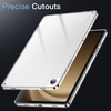 image:imageJETech Clear Case for Samsung Galaxy Tab A9 Plus 11 AntiYellowing Clear  Shockproof Protection Hard PC Back with Soft TPU Bumper Slim Fit Tablet CoverClear