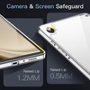 image:imageJETech Clear Case for Samsung Galaxy Tab A9 Plus 11 AntiYellowing Clear  Shockproof Protection Hard PC Back with Soft TPU Bumper Slim Fit Tablet CoverClear