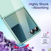 image:imageJETech Clear Case for Samsung Galaxy Z Flip 7 Clear  Crystal Clear Back Hard PC Construction Slim Fit Shockproof ProtectionMint