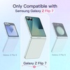 image:imageJETech Clear Case for Samsung Galaxy Z Flip 7 Clear  Crystal Clear Back Hard PC Construction Slim Fit Shockproof ProtectionMint