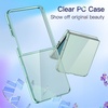 image:imageJETech Clear Case for Samsung Galaxy Z Flip 7 Clear  Crystal Clear Back Hard PC Construction Slim Fit Shockproof ProtectionMint