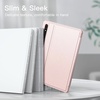 image:imageJETech Folio Case Cover for Samsung Galaxy Tab S8S7 11 20222020 Black  For 20222020 Model MultiAngle Stand Cover S Pen Holder Slim Protective Cover Auto WakeSleepPink Gold