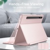 image:imageJETech Folio Case Cover for Samsung Galaxy Tab S8S7 11 20222020 Black  For 20222020 Model MultiAngle Stand Cover S Pen Holder Slim Protective Cover Auto WakeSleepPink Gold