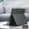 image:imageJETech Folio Case Cover for Samsung Galaxy Tab S9 FE Plus Black  MultiAngle Stand Cover S Pen Holder Slim Protective Cover Auto WakeSleepBlack