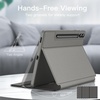 image:imageJETech Folio Case Cover for Samsung Galaxy Tab S9 FE Plus Black  MultiAngle Stand Cover S Pen Holder Slim Protective Cover Auto WakeSleepGray