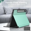 image:imageJETech Folio Case Cover for Samsung Galaxy Tab S9 FE Plus Black  MultiAngle Stand Cover S Pen Holder Slim Protective Cover Auto WakeSleepGreen
