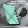 image:imageJETech Folio Case Cover for Samsung Galaxy Tab S9 FE Plus Black  MultiAngle Stand Cover S Pen Holder Slim Protective Cover Auto WakeSleepGreen