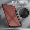 image:imageJETech Folio Case Cover for Samsung Galaxy Tab S9 FE Plus Black  MultiAngle Stand Cover S Pen Holder Slim Protective Cover Auto WakeSleepWine