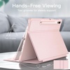 image:imageJETech Folio Case for Samsung Galaxy Tab S8 PlusS7 FES7 Plus 124 Black  For 202220212020 Model MultiAngle Stand Cover S Pen Holder Slim Protective Cover Auto WakeSleepPink Gold