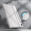 image:imageJETech Folio Case for Samsung Galaxy Tab S8 PlusS7 FES7 Plus 124 Black  For 202220212020 Model MultiAngle Stand Cover S Pen Holder Slim Protective Cover Auto WakeSleepSilver