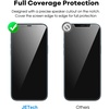 image:imageJETech FullCoverage Screen Protector for iPhone 17e16e13 Pro13 3Pack  Easy Installation Tool HD Clear Tempered Glass CaseFriendly EdgetoEdge ProtectioniPhone 12 Pro Max