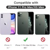 image:imageJETech FullCoverage Screen Protector for iPhone 17e16e14 3Pack  Black Edge Tempered Glass Easy Installation Tool HD Clear CaseFriendlyiPhone 11 Pro Max  iPhone XS Max
