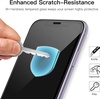 image:imageJETech FullCoverage Screen Protector for iPhone 17e16e14 3Pack  Black Edge Tempered Glass Easy Installation Tool HD Clear CaseFriendlyiPhone 11XR