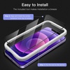 image:imageJETech FullCoverage Screen Protector for iPhone 17e16e14 3Pack  Black Edge Tempered Glass Easy Installation Tool HD Clear CaseFriendlyiPhone 12 mini