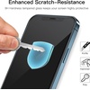 image:imageJETech FullCoverage Screen Protector for iPhone 17e16e14 3Pack  Black Edge Tempered Glass Easy Installation Tool HD Clear CaseFriendlyiPhone 1212 Pro