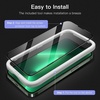 image:imageJETech FullCoverage Screen Protector for iPhone 17e16e14 3Pack  Black Edge Tempered Glass Easy Installation Tool HD Clear CaseFriendlyiPhone 13 Pro Max