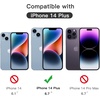 image:imageJETech FullCoverage Screen Protector for iPhone 17e16e14 3Pack  Black Edge Tempered Glass Easy Installation Tool HD Clear CaseFriendlyiPhone 14 Plus
