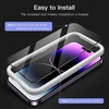 image:imageJETech FullCoverage Screen Protector for iPhone 17e16e14 3Pack  Black Edge Tempered Glass Easy Installation Tool HD Clear CaseFriendlyiPhone 14 Pro Max