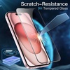 image:imageJETech FullCoverage Screen Protector for iPhone 17e16e14 3Pack  Black Edge Tempered Glass Easy Installation Tool HD Clear CaseFriendlyiPhone 15