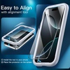image:imageJETech FullCoverage Screen Protector for iPhone 17e16e14 3Pack  Black Edge Tempered Glass Easy Installation Tool HD Clear CaseFriendlyiPhone 16 Pro