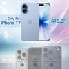 image:imageJETech Glitter Case for iPhone 17 Clear  Sparkly Glitter Design Shockproof Protection Clear Back Stylish LookBlue