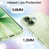 image:imageJETech Glitter Case for iPhone 17 Clear  Sparkly Glitter Design Shockproof Protection Clear Back Stylish LookSage