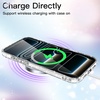 image:imageJETech Glitter Case for iPhone 17 Pro Clear  Sparkly Glitter Design Shockproof Protection Clear Back Stylish LookClear