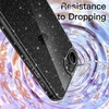 image:imageJETech Glitter Case for iPhone 17 Pro Max Clear  Sparkly Glitter Design Shockproof Protection Clear Back Stylish LookBlack