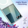 image:imageJETech Magnetic Case for Samsung Galaxy Z Flip 7 Clear  Compatible with MagSafe AntiYellowing Transparent Hard PC Protective Phone Cover Scratch ResistantClear