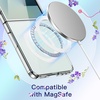 image:imageJETech Magnetic Case for Samsung Galaxy Z Flip 7 Clear  Compatible with MagSafe AntiYellowing Transparent Hard PC Protective Phone Cover Scratch ResistantClear