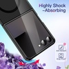 image:imageJETech Magnetic Case for Samsung Galaxy Z Flip 7 Clear  Compatible with MagSafe AntiYellowing Transparent Hard PC Protective Phone Cover Scratch ResistantBlack