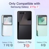 image:imageJETech Magnetic Case for Samsung Galaxy Z Flip 7 Clear  Compatible with MagSafe AntiYellowing Transparent Hard PC Protective Phone Cover Scratch ResistantBlack