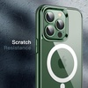 image:imageJETech Magnetic Case for iPhone 13 Clear  Compatible with MagSafe Shockproof Phone Bumper Cover Scratch Resistant Clear BackAlpine Green