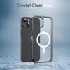 image:imageJETech Magnetic Case for iPhone 13 Clear  Compatible with MagSafe Shockproof Phone Bumper Cover Scratch Resistant Clear BackBlack