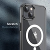 image:imageJETech Magnetic Case for iPhone 13 Clear  Compatible with MagSafe Shockproof Phone Bumper Cover Scratch Resistant Clear BackBlack