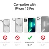 image:imageJETech Magnetic Case for iPhone 13 Clear  Compatible with MagSafe Shockproof Phone Bumper Cover Scratch Resistant Clear BackBlack