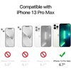 image:imageJETech Magnetic Case for iPhone 13 Clear  Compatible with MagSafe Shockproof Phone Bumper Cover Scratch Resistant Clear BackBlack