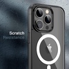 image:imageJETech Magnetic Case for iPhone 13 Clear  Compatible with MagSafe Shockproof Phone Bumper Cover Scratch Resistant Clear BackBlack