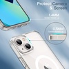 image:imageJETech Magnetic Case for iPhone 13 Clear  Compatible with MagSafe Shockproof Phone Bumper Cover Scratch Resistant Clear BackClear