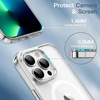 image:imageJETech Magnetic Case for iPhone 13 Clear  Compatible with MagSafe Shockproof Phone Bumper Cover Scratch Resistant Clear BackClear