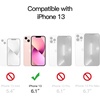 image:imageJETech Magnetic Case for iPhone 13 Clear  Compatible with MagSafe Shockproof Phone Bumper Cover Scratch Resistant Clear BackClearPink