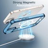 image:imageJETech Magnetic Case for iPhone 13 Clear  Compatible with MagSafe Shockproof Phone Bumper Cover Scratch Resistant Clear BackNavy