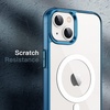 image:imageJETech Magnetic Case for iPhone 13 Clear  Compatible with MagSafe Shockproof Phone Bumper Cover Scratch Resistant Clear BackNavy