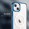 image:imageJETech Magnetic Case for iPhone 13 Clear  Compatible with MagSafe Shockproof Phone Bumper Cover Scratch Resistant Clear BackNavy