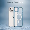 image:imageJETech Magnetic Case for iPhone 13 Clear  Compatible with MagSafe Shockproof Phone Bumper Cover Scratch Resistant Clear BackNavy