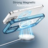 image:imageJETech Magnetic Case for iPhone 13 Clear  Compatible with MagSafe Shockproof Phone Bumper Cover Scratch Resistant Clear BackNavy